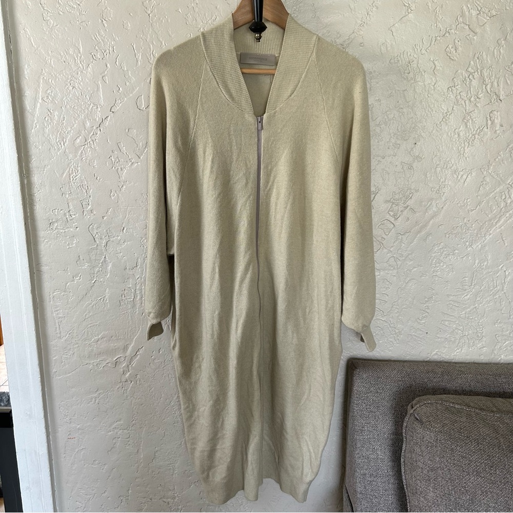 Fear Of God Essentials Logo Patch Cardigan